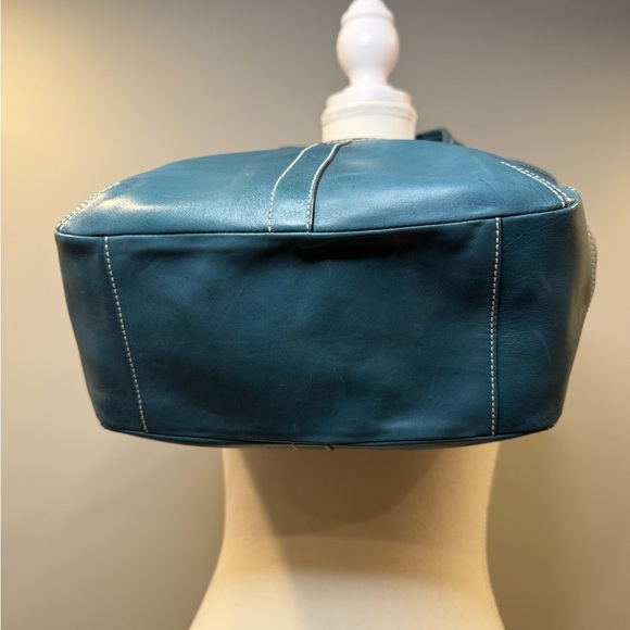NWT Coach Legacy Ergo Tote in Turquoise Blue - Picture 4 of 5